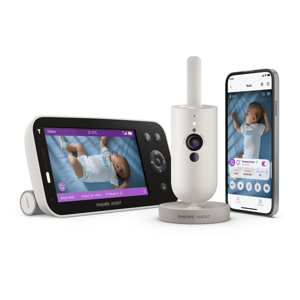 Видео бебефон с дигитален монитор Philips Avent Premium Connected ...