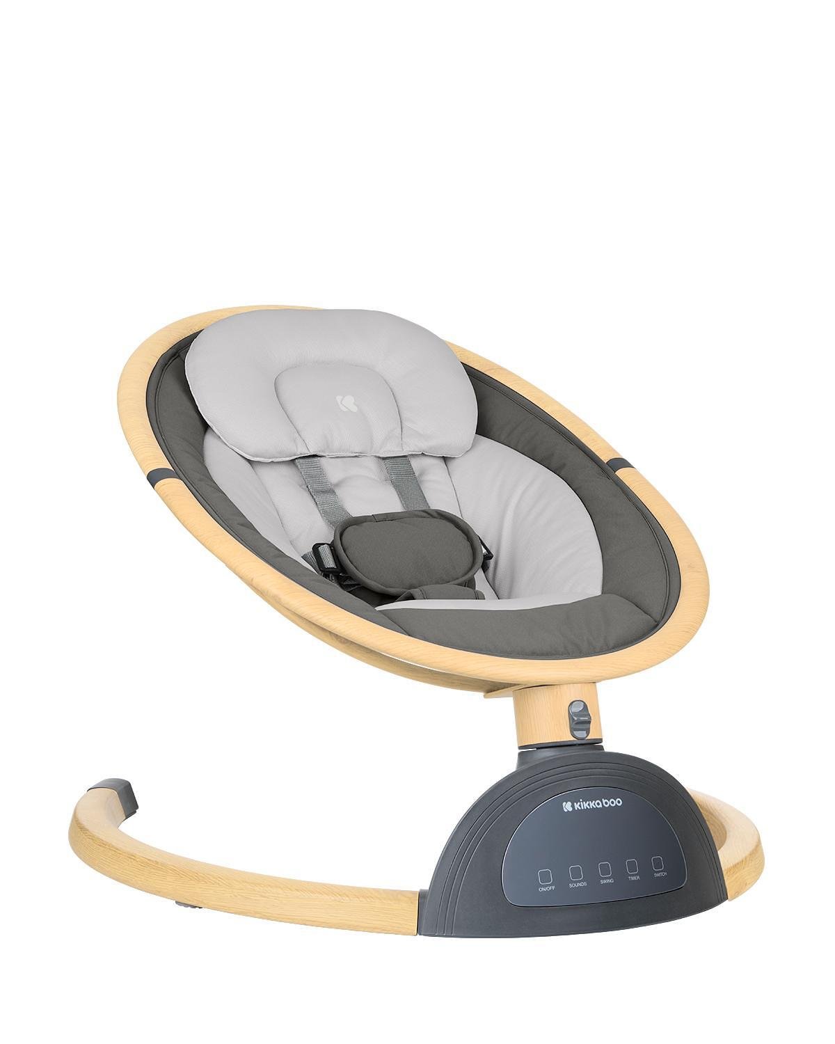 Електрическа люлка Kikka Boo Ashlee, Dark Grey 2025