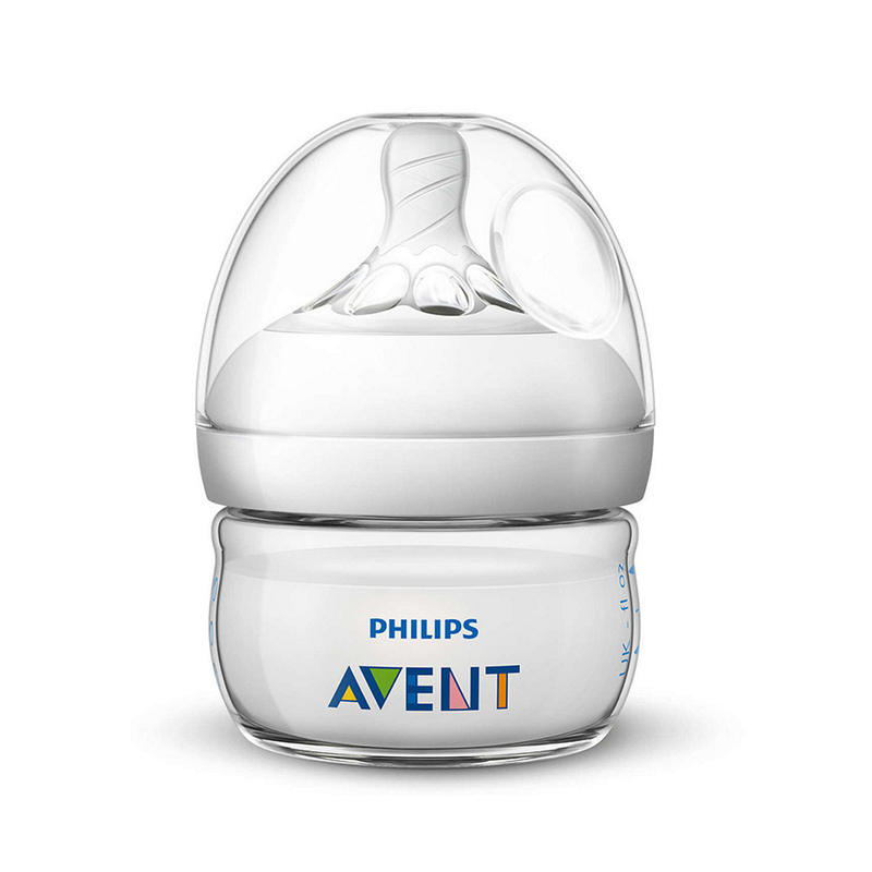 Шише за хранене Philips Avent Natural First Flow (0м+, 60 мл)